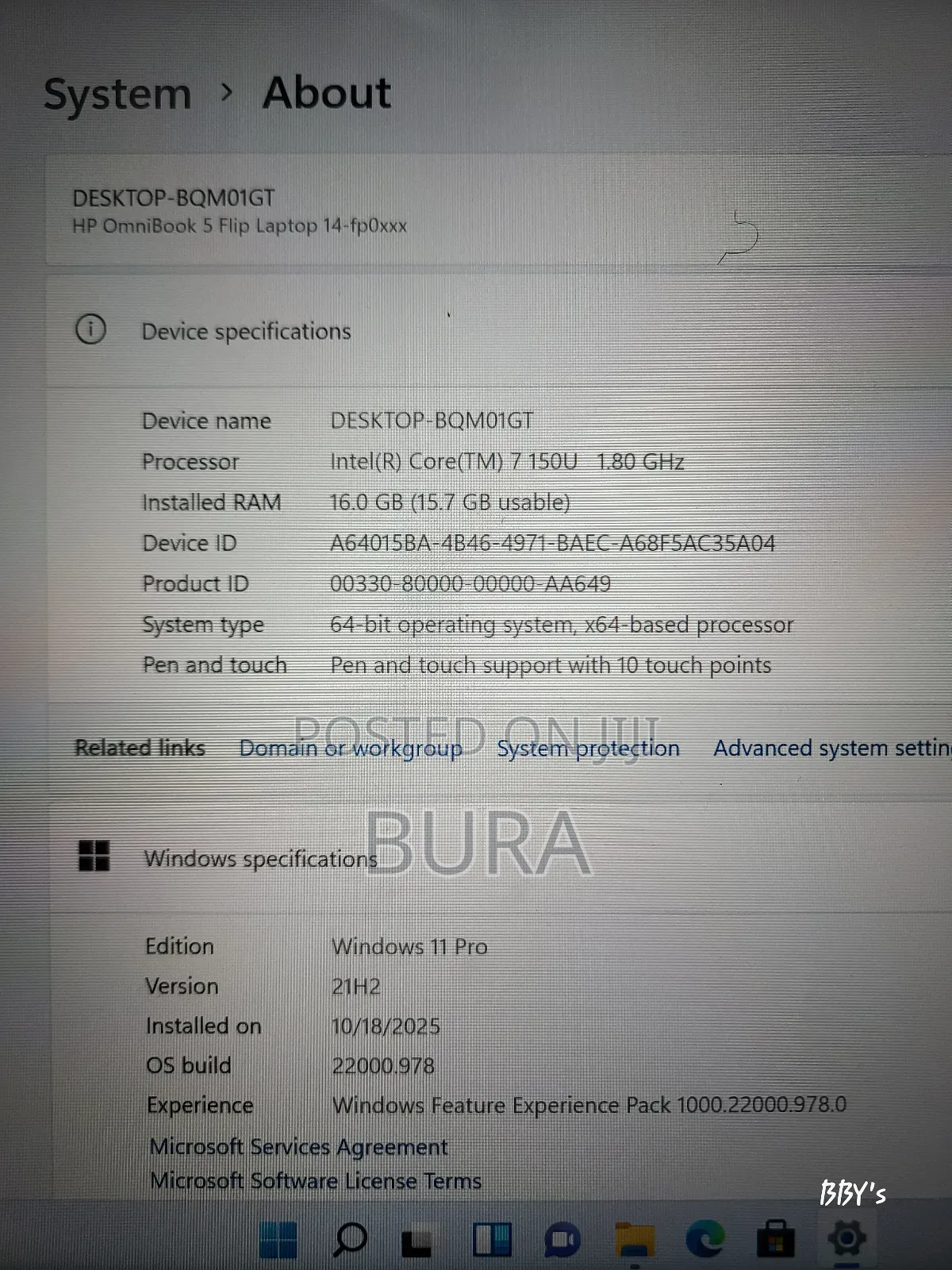 New Laptop HP OmniBook 5 Flip 16GB Intel Core i7 SSD 1T