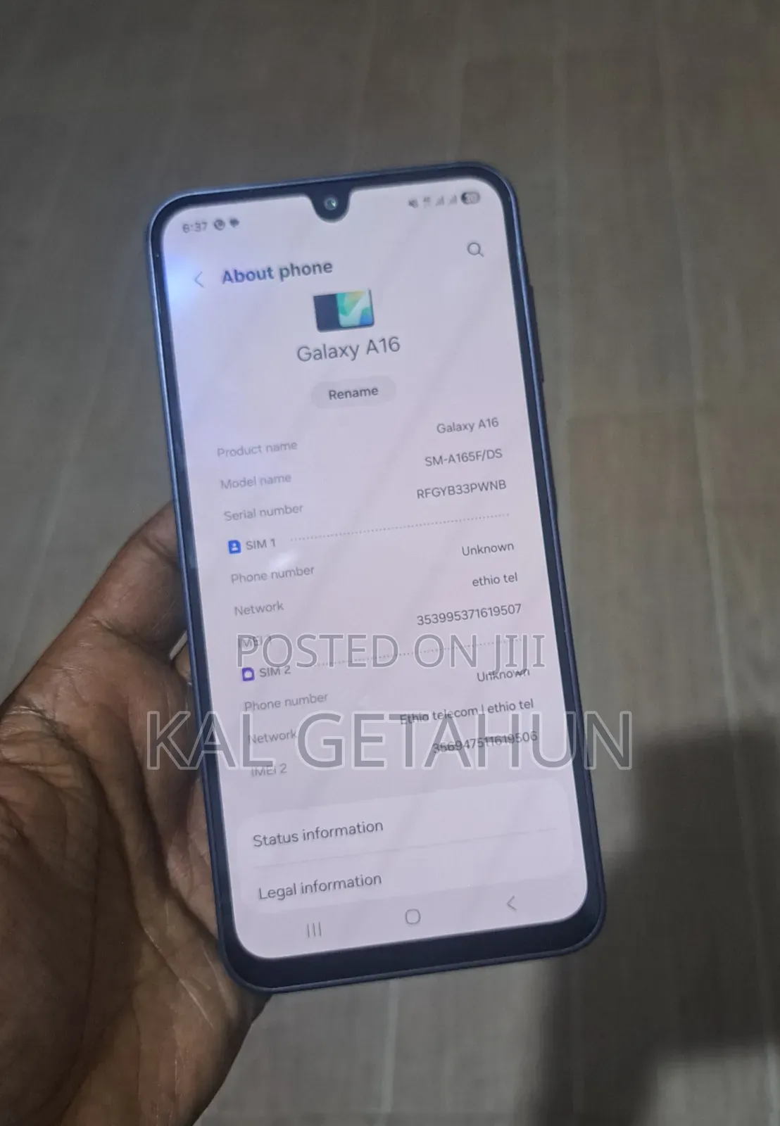 Samsung Galaxy A16 128 GB Black