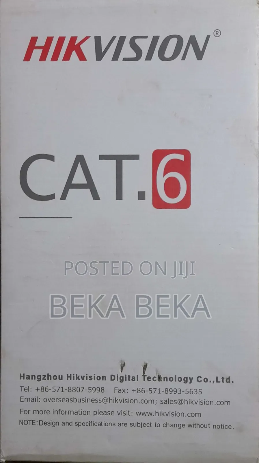 Hikvision Cat 6 , Network Cable, Internet Cable