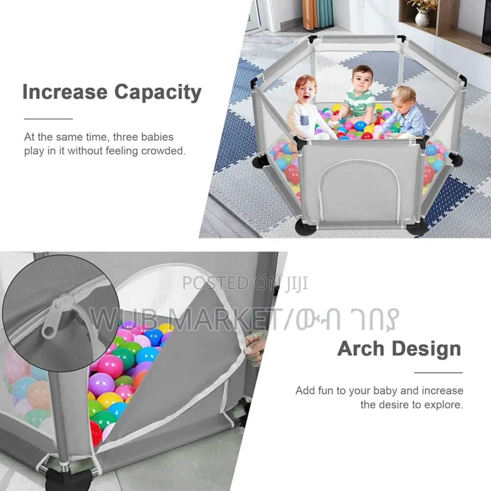 Happy Baby Game Fence(Play Pen)