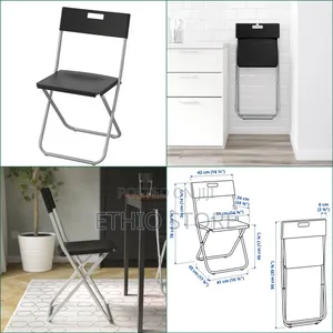 Folding Chair , Black
