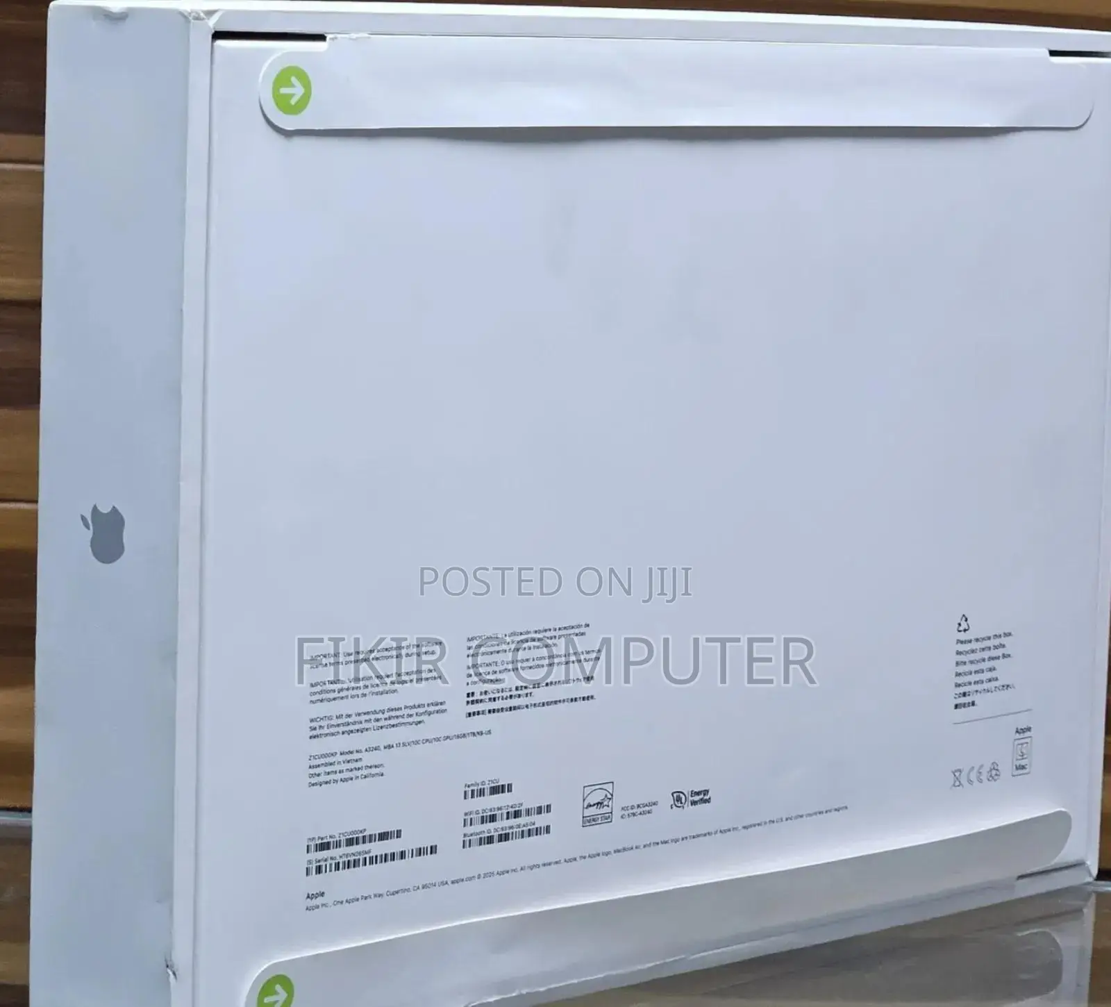 New Laptop Apple MacBook Air 2025 M4 13-Inch 16GB Apple M4 SSD 1T