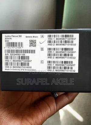 New ZTE nubia Focus Pro 256 GB