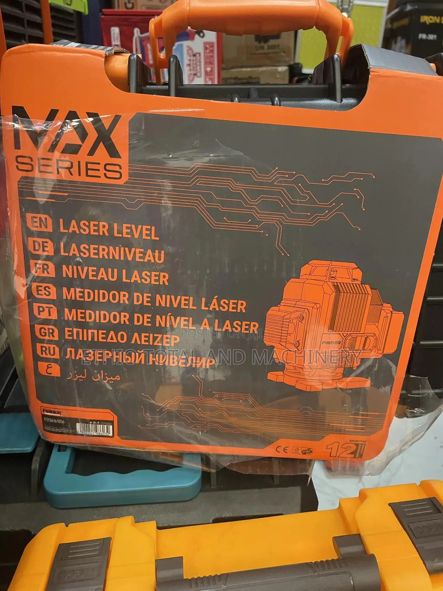 Finder Branded Nax Series Laser Level Kit