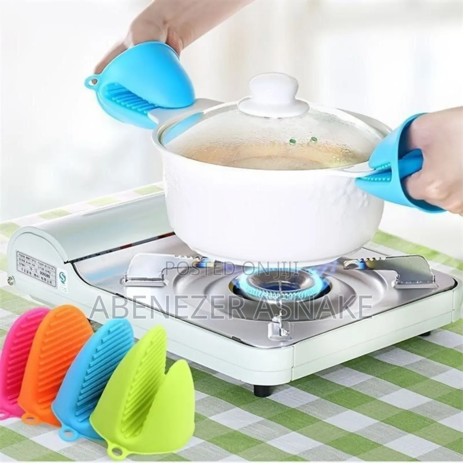 1piece Silicone Oven Mitts Heat Resistant Kitchen Glove