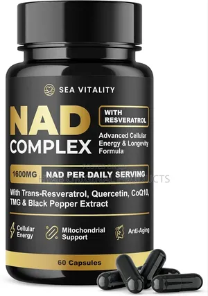 Nad Booster Complex With Resveratrol, Quercetin, Coq10 TMG
