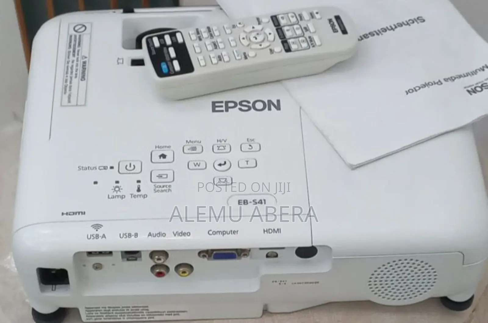 Brand New Epson Projector Model Name: Eb-S41 Has Bag And