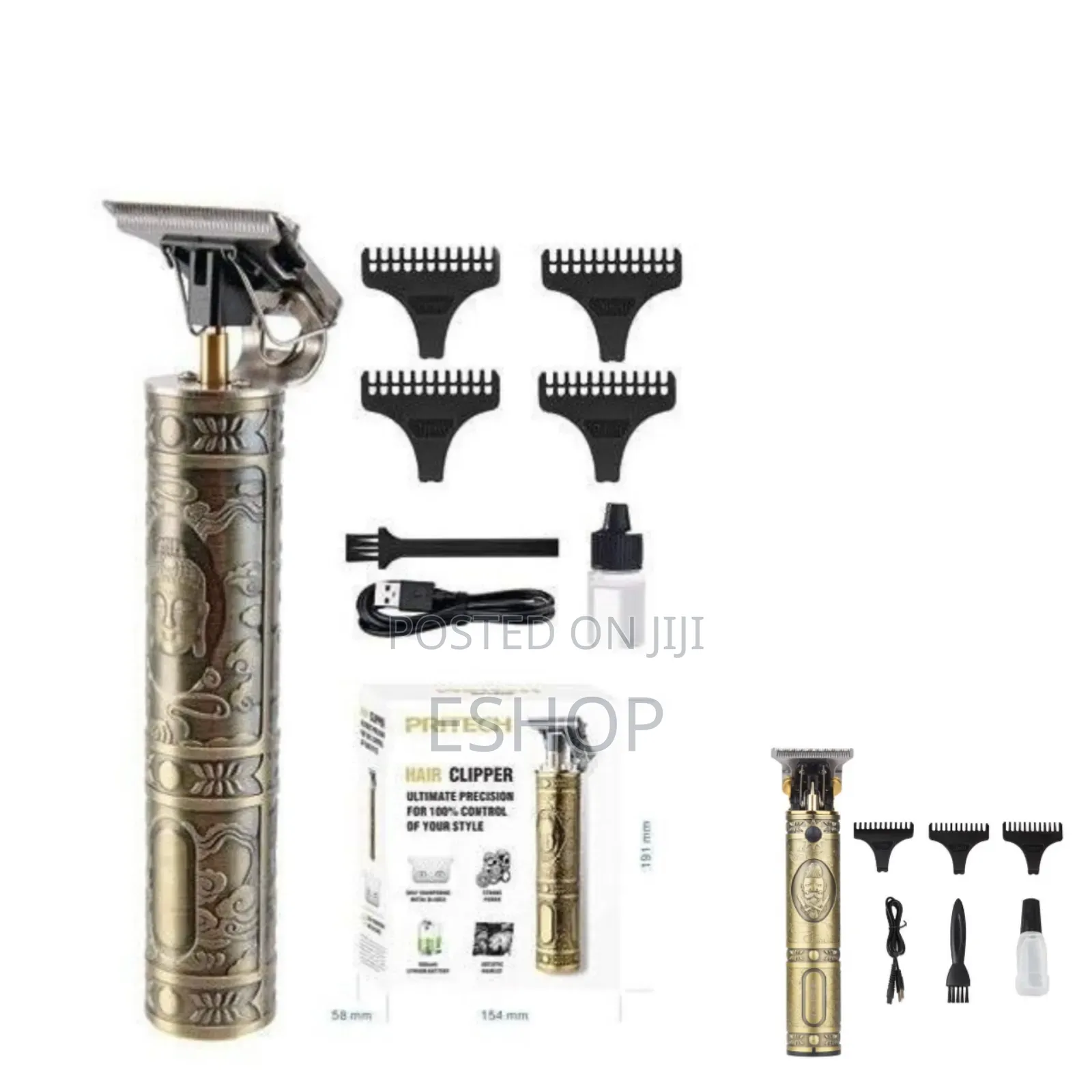 High Speed Precision Trimmer – Fine Steel Head, 2h Cordless