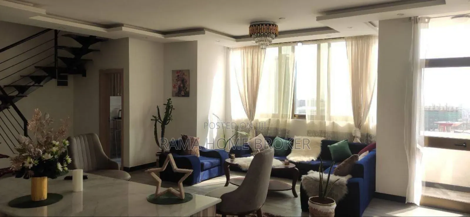 Furnished 3bdrm Duplex in መገናኛ ቶፕ ቪው ቅንጡ, Yeka for sale