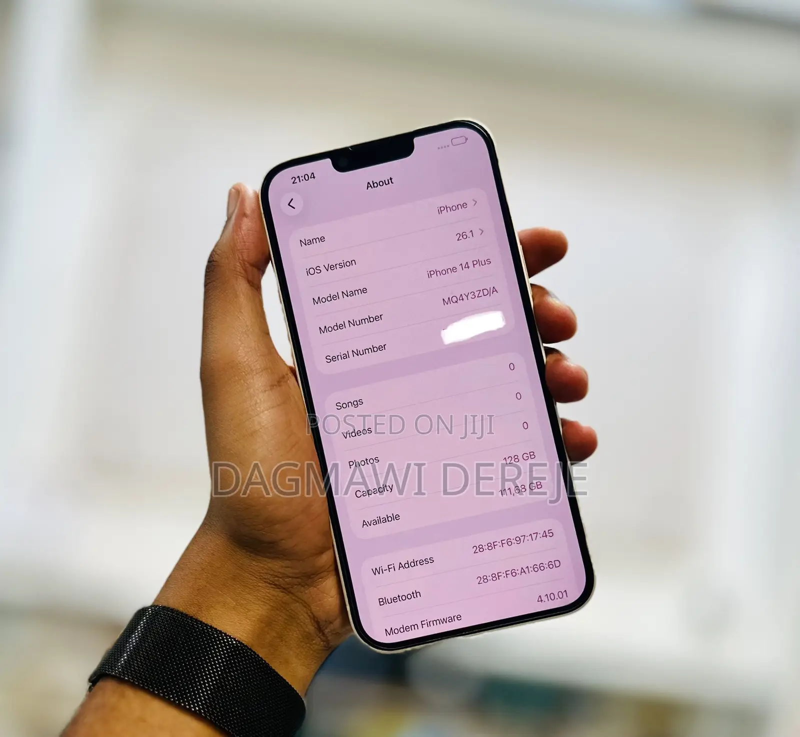 New Apple iPhone 14 Plus 128 GB White