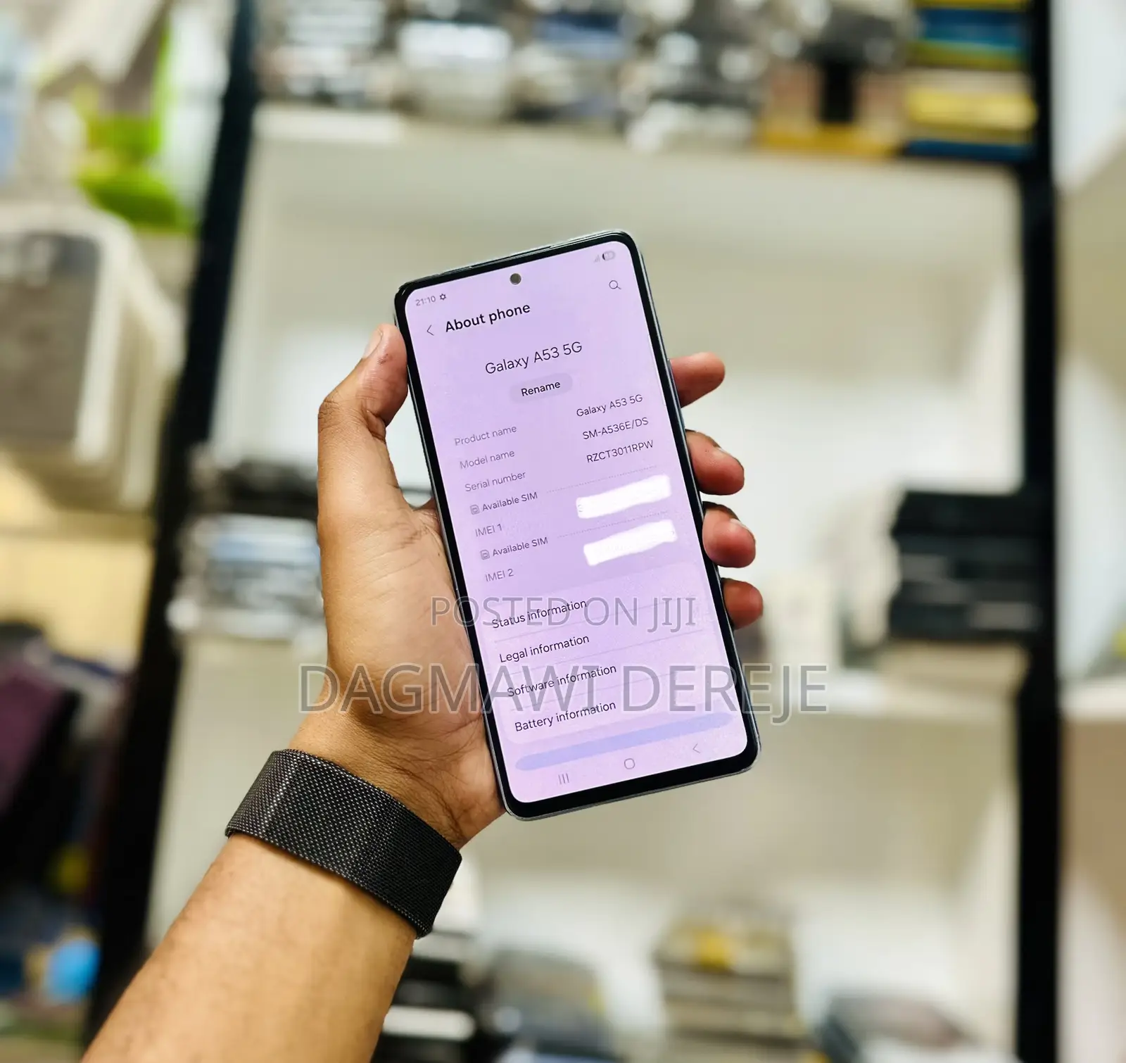 New Samsung Galaxy A53 5G 128 GB Blue