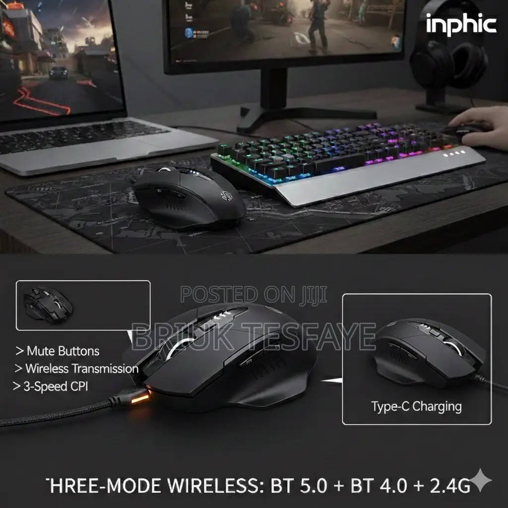 Inphic F1 Wireless Gaming Mouse