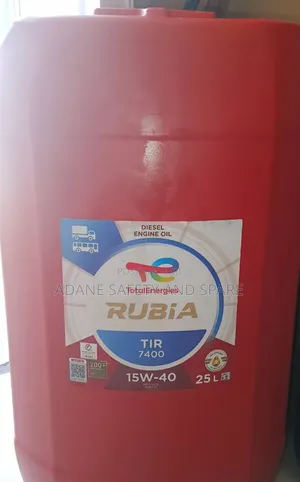 ቶታል 25ሊት Tir 7400 15w40 25lt