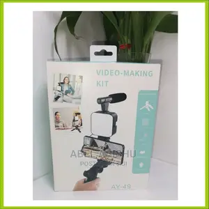 AY-49 Video Making Vloging Kit With Microphone