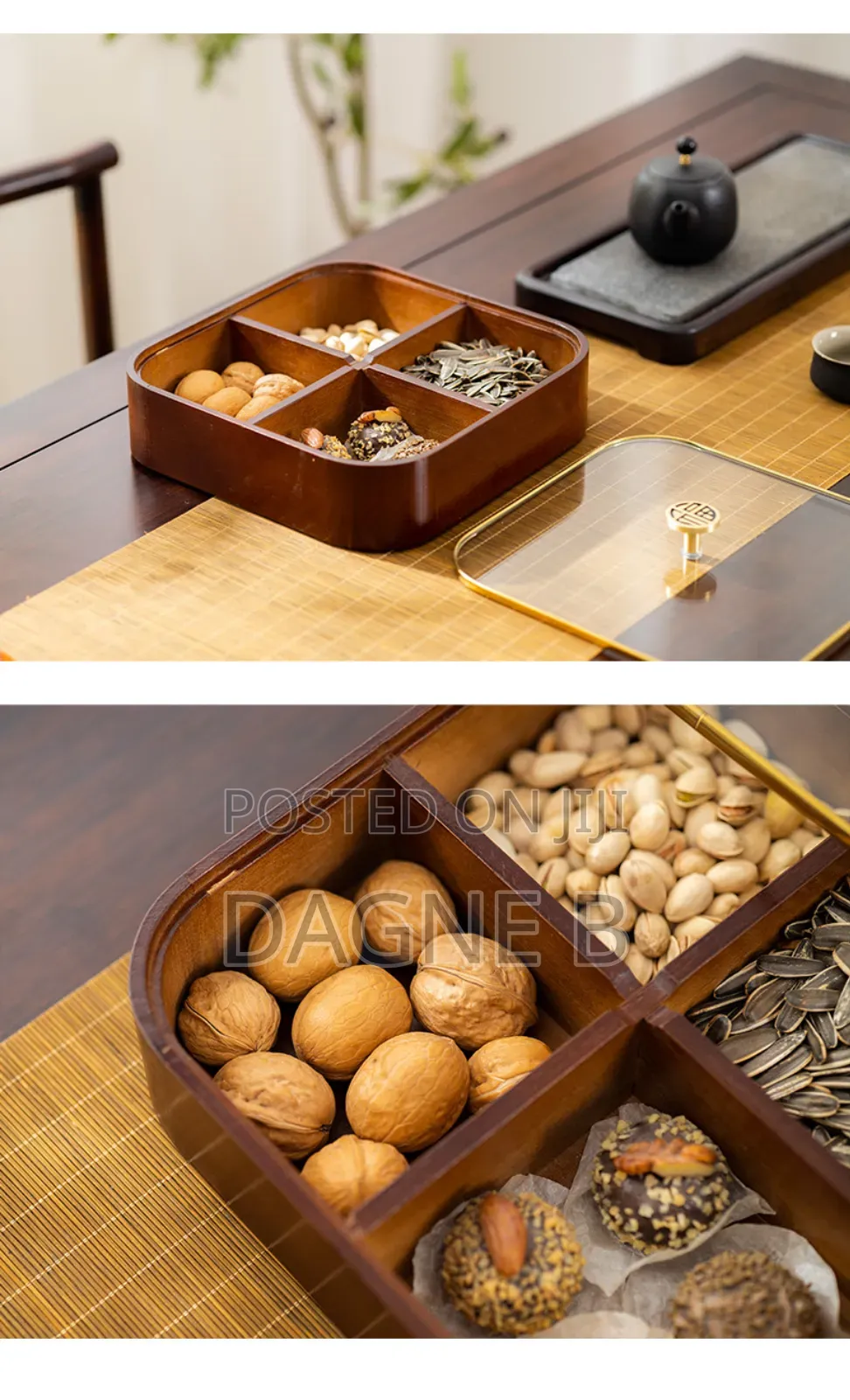 Snack Tray የኩኪስ ማቅረቢያ