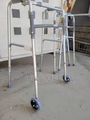 Walker With Wheels Out Wheel楣薨stable, Safe,Made of 1"Round Aluminum