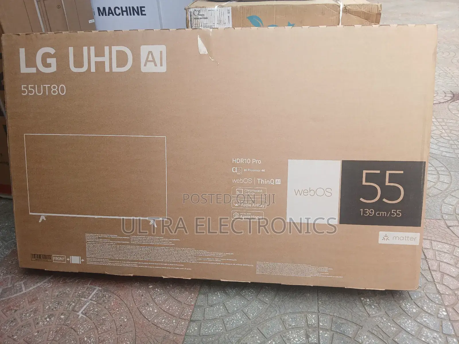 Lg 55-Inch Lg Uhd Ai Smart Tv, Specifically Model 55ut80.Specification
