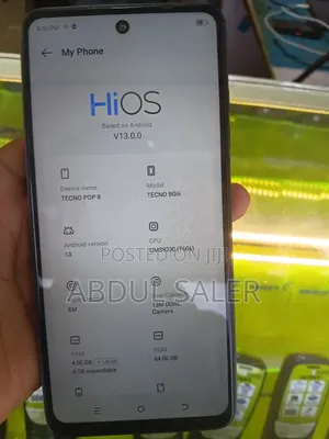 Tecno Pop 8 64 GB Blue