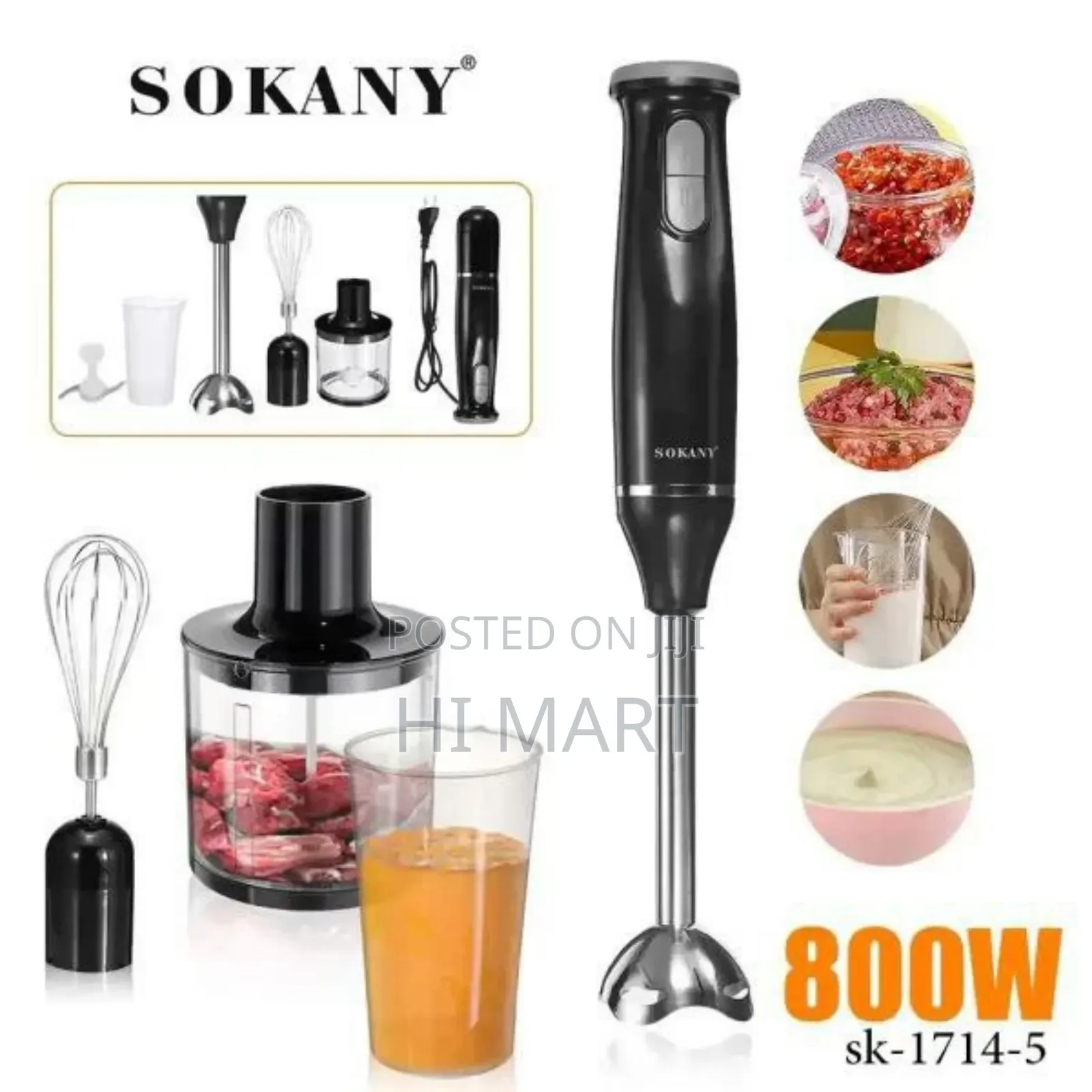 Sokany 5in1 Hand Blender