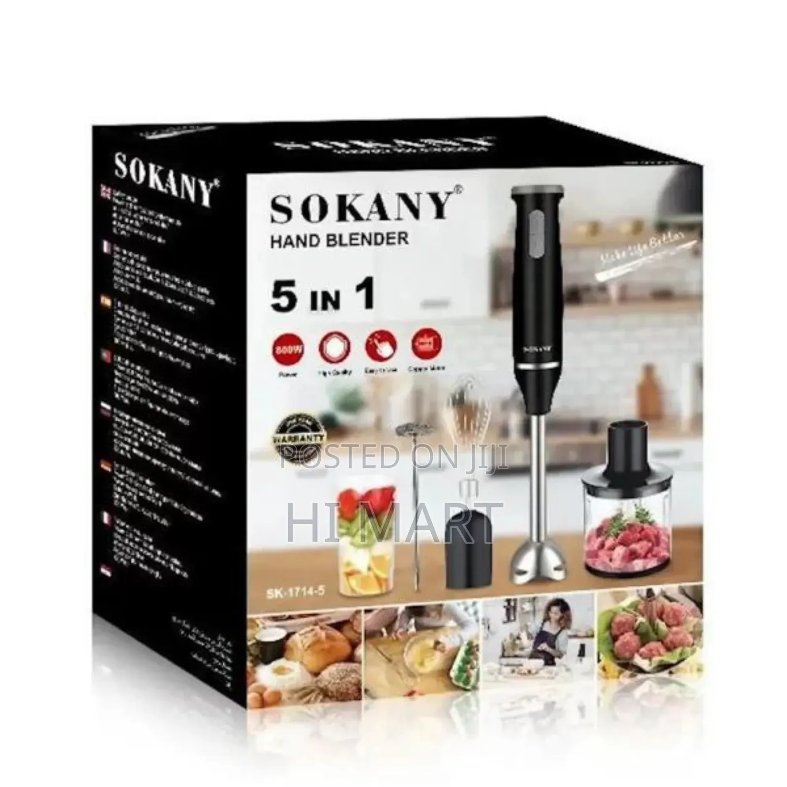 Sokany 5in1 Hand Blender