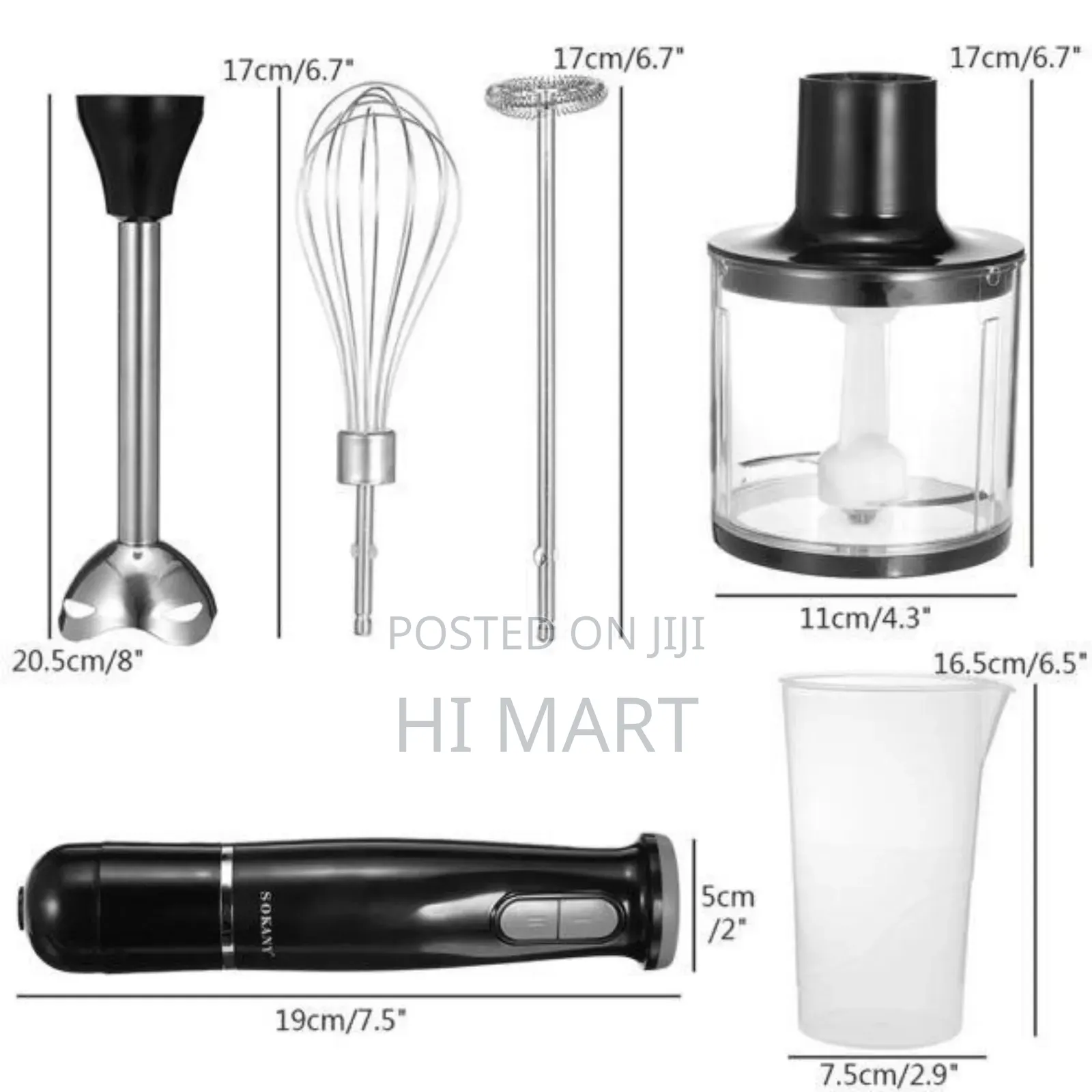 Sokany 5in1 Hand Blender