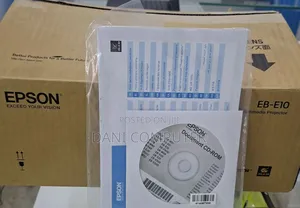Brand New Epson Projector Model: Eb-E10 With Cartoon