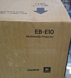 Brand New Epson Projector Model: Eb-E10 With Cartoon