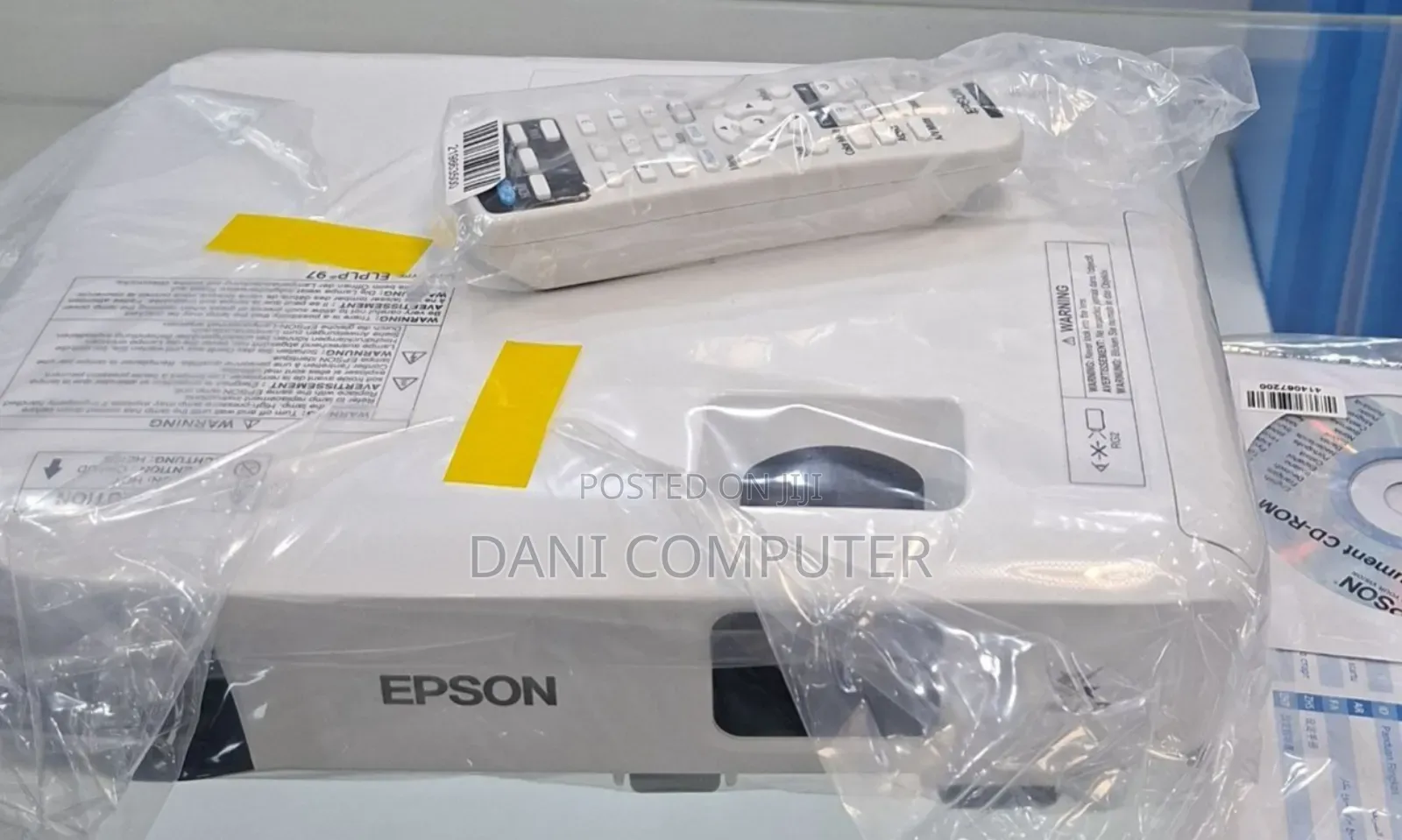 Brand New Epson Projector Model: Eb-E10 With Cartoon