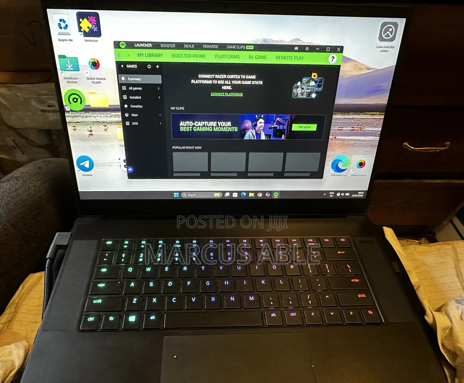 Laptop Razer Blade 16GB Intel Core I7 SSD 512GB