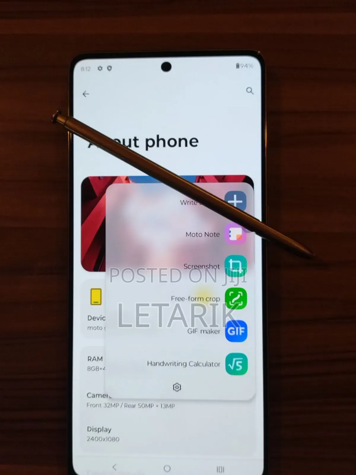 New Motorola Moto G Stylus 5G (2024) 128 GB