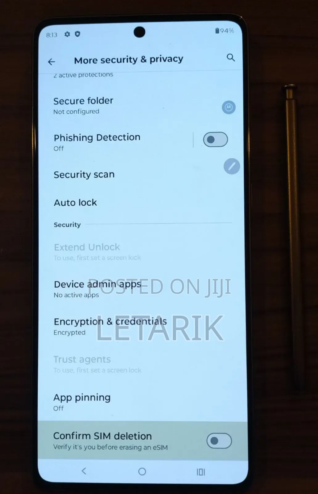 New Motorola Moto G Stylus 5G (2024) 128 GB