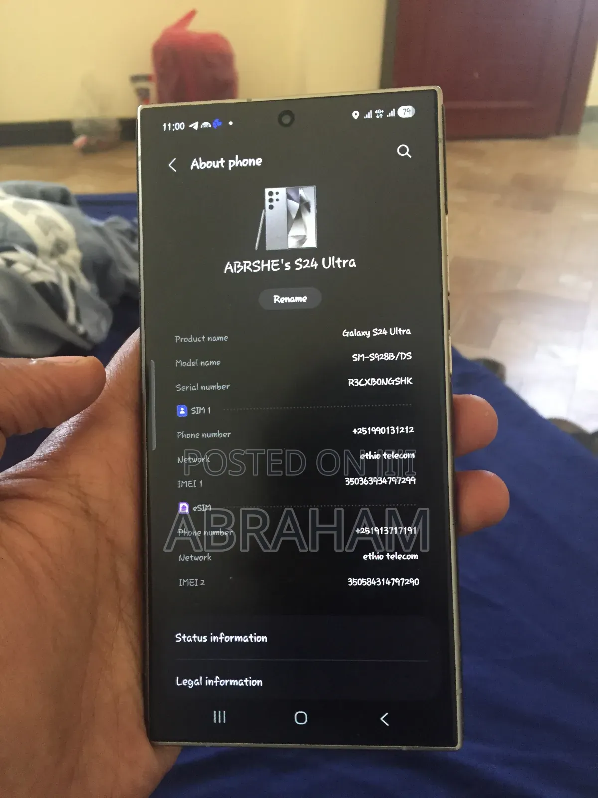 Samsung Galaxy S24 Ultra 256 GB Silver