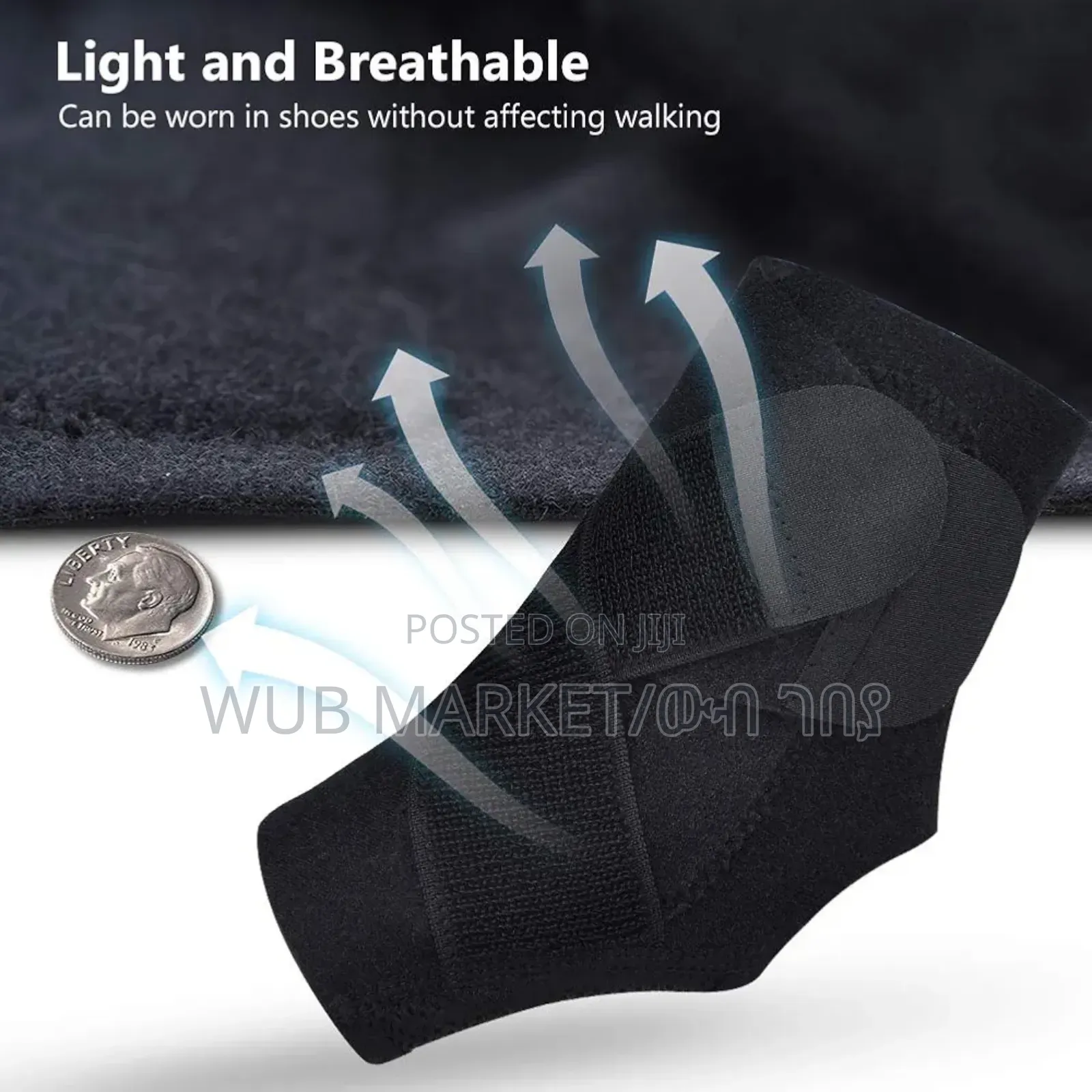 Ancle Brace-የእግር መደገፊያ ለስብራት እና ለህመም