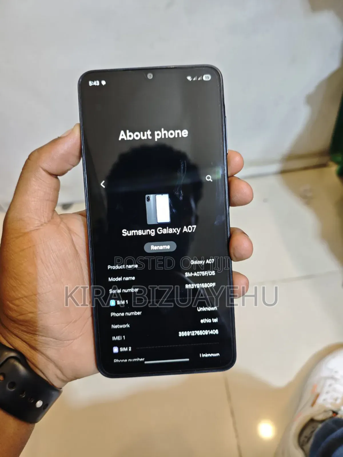 New Samsung Galaxy A07 128 GB Black