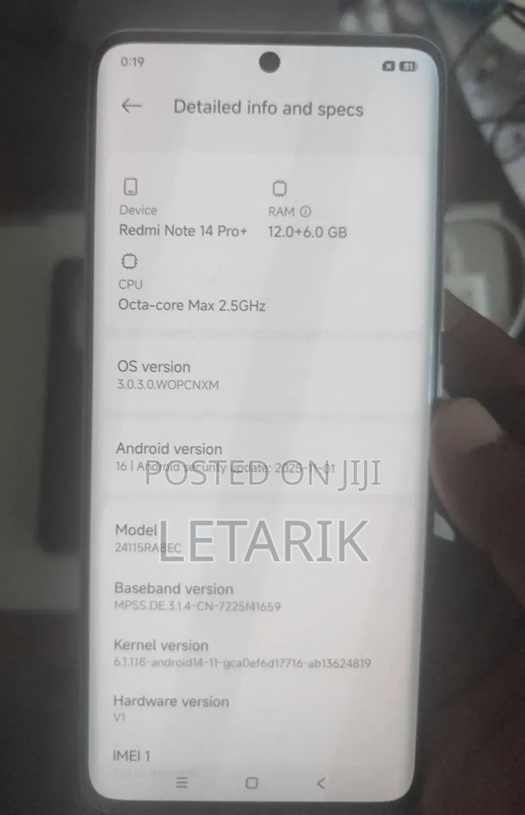 New Xiaomi Redmi Note 14 Pro+ 512 GB White