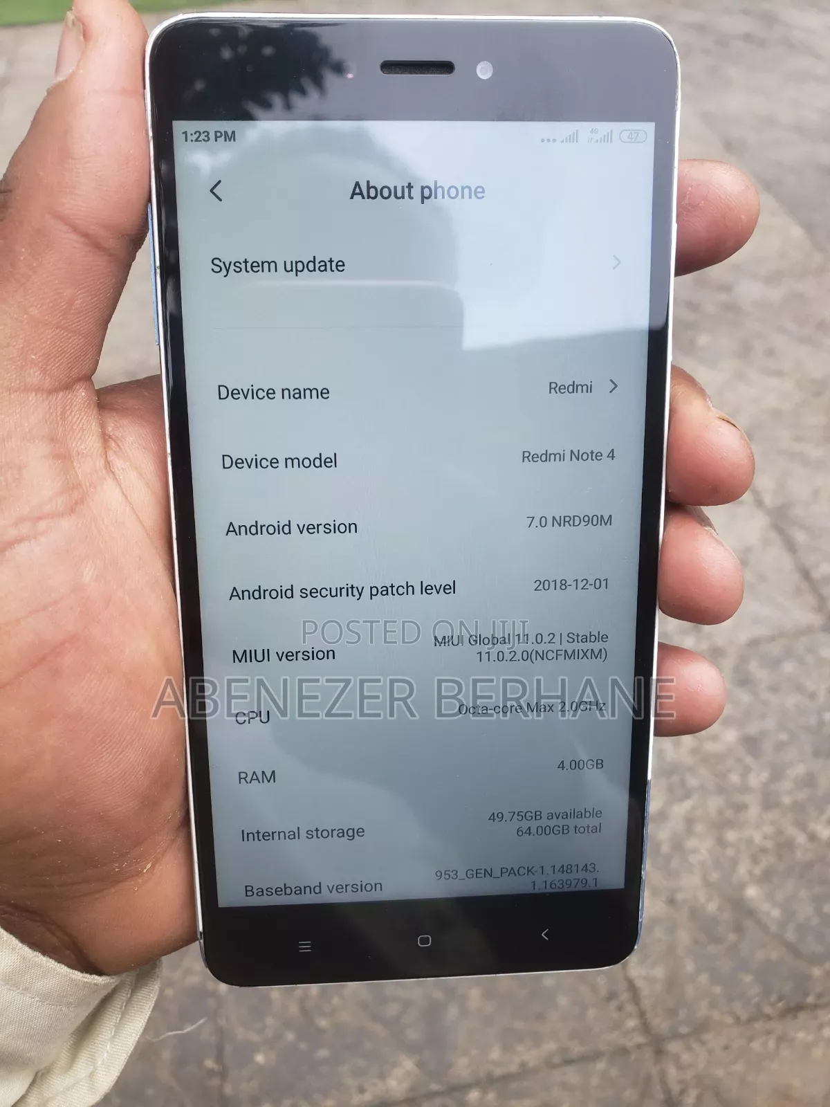 Realme Note 50 64 GB Red