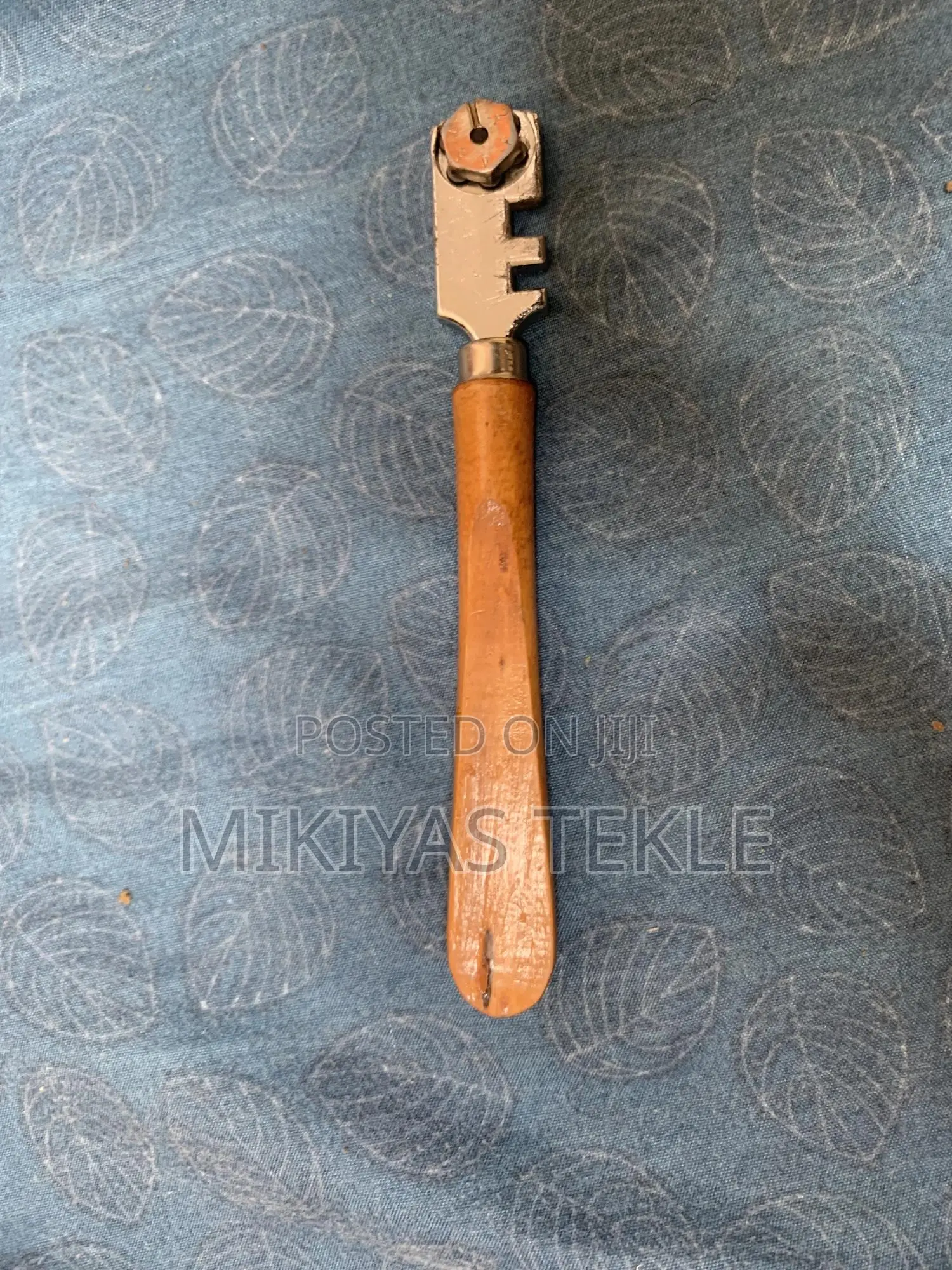 Vintage German Silberschnitt 6 Wheel Roller Diamond Glass Cutter