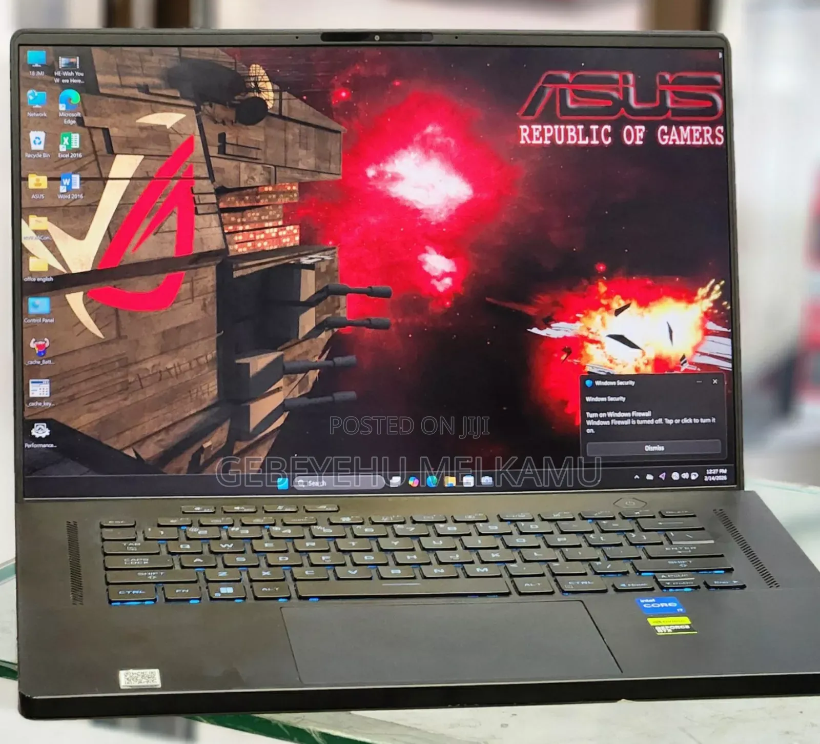 New Laptop Asus 16GB Intel Core I7 SSD 512GB