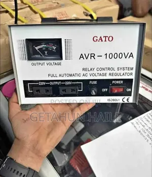 Gato Avr-1000va –አውቶማቲክ ኃይል መቆጣጠሪያ Automatic Stabilizers