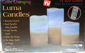 Color Changing Set of 3 Luma Candles