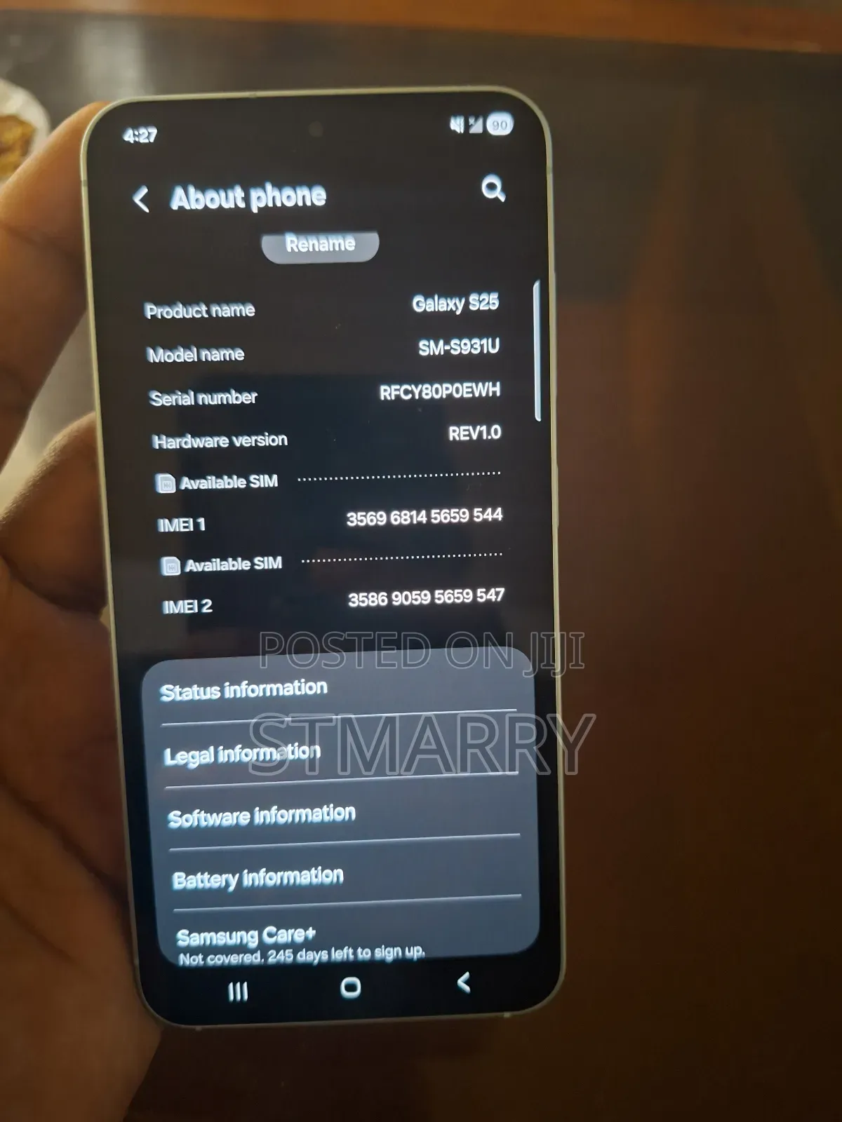 New Samsung Galaxy S24 128 GB Silver