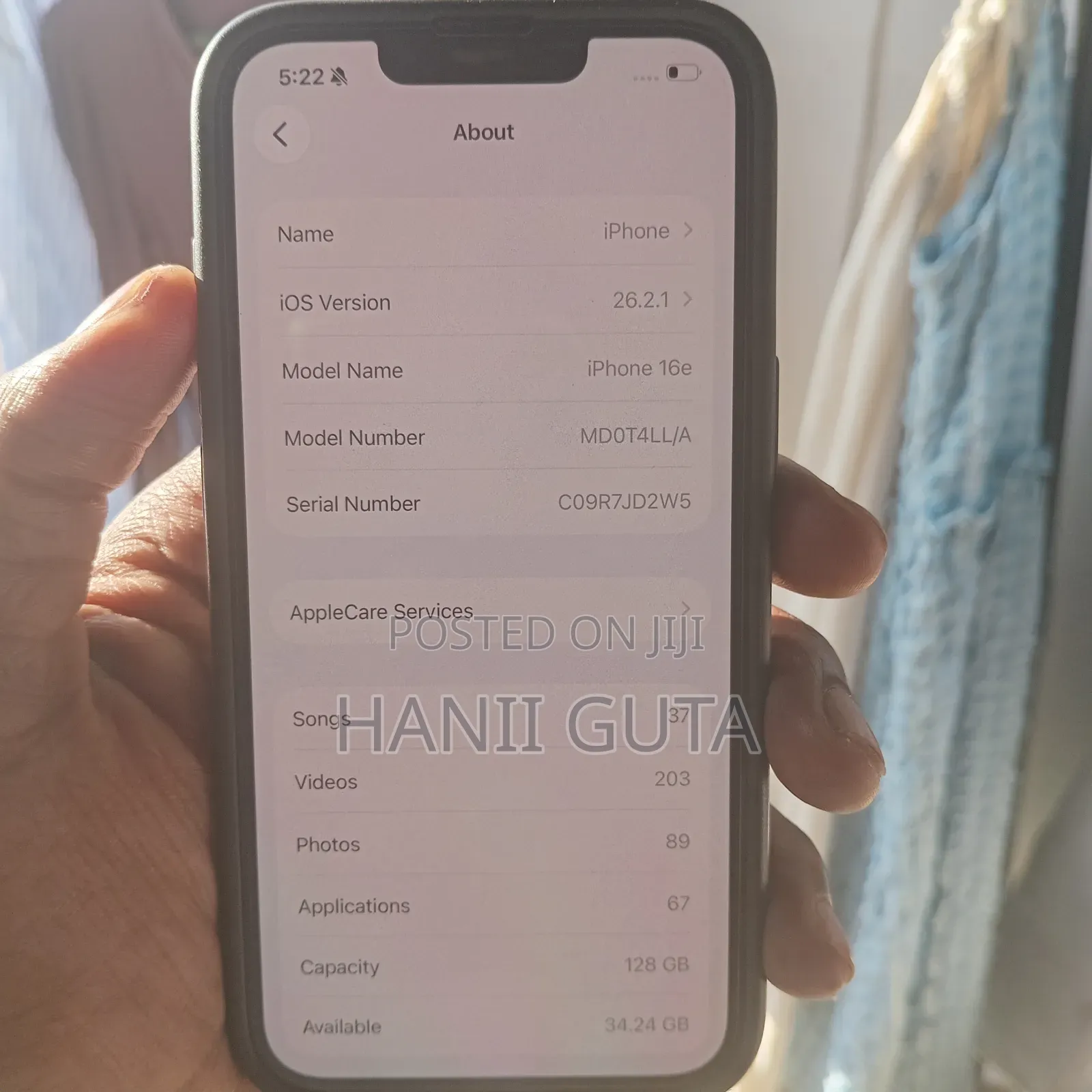 New Apple iPhone 16e 128 GB Black