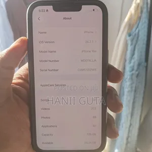 New Apple iPhone 16e 128 GB Black