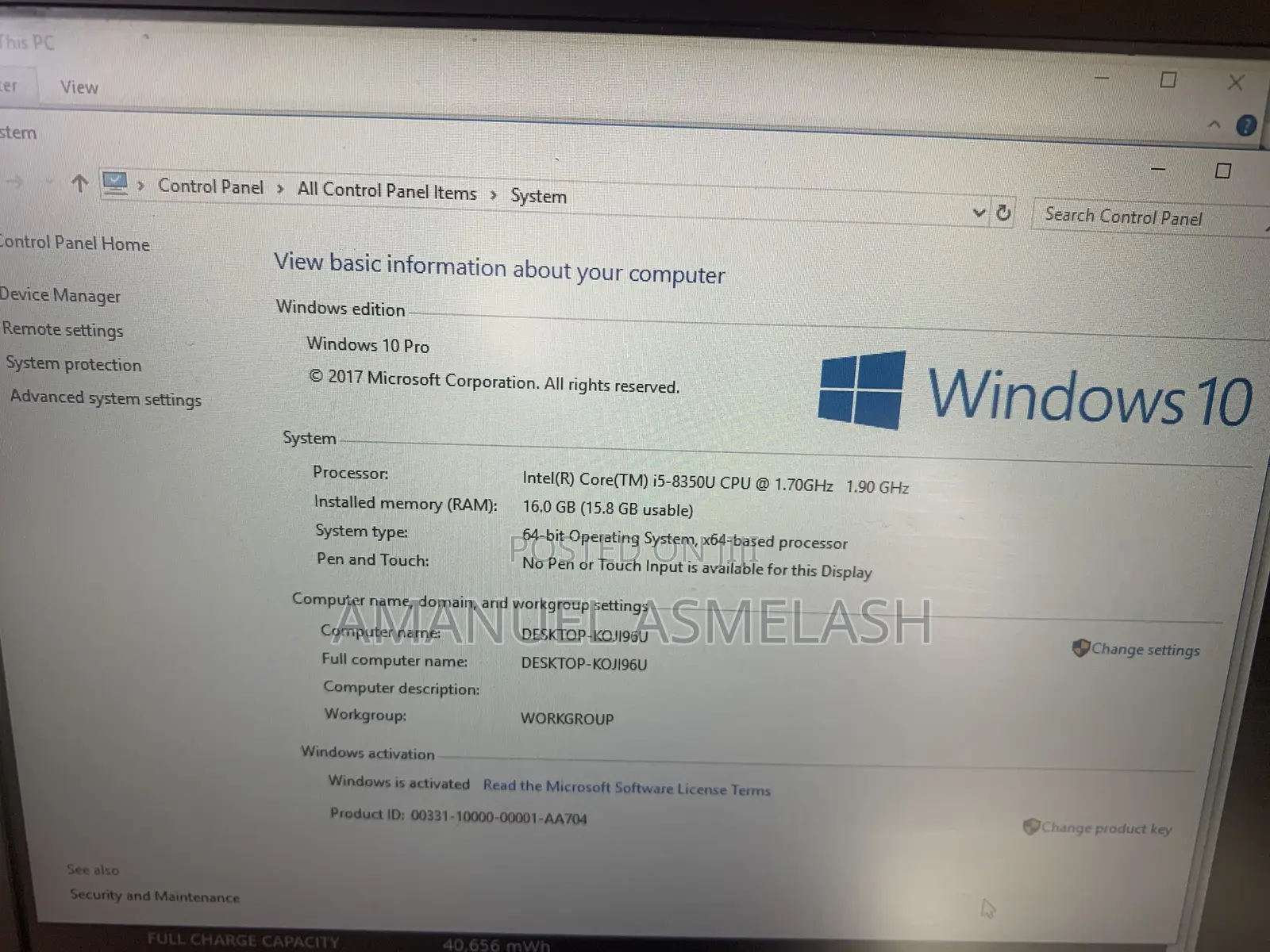 New Laptop HP EliteBook 840 G5 16GB Intel Core I5 SSD 512GB