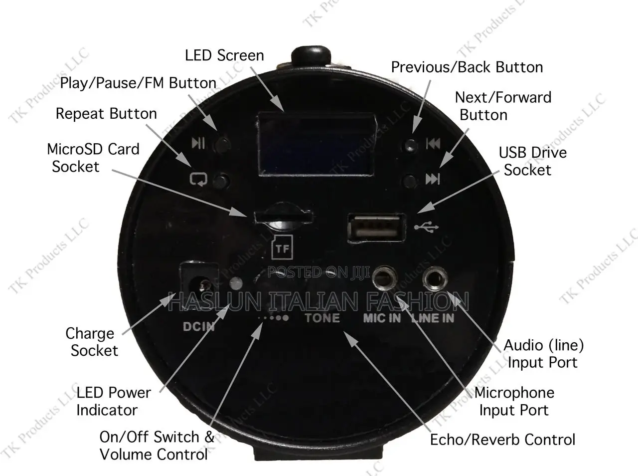 Voicebooster Voice Amplifier Speaker+Mic