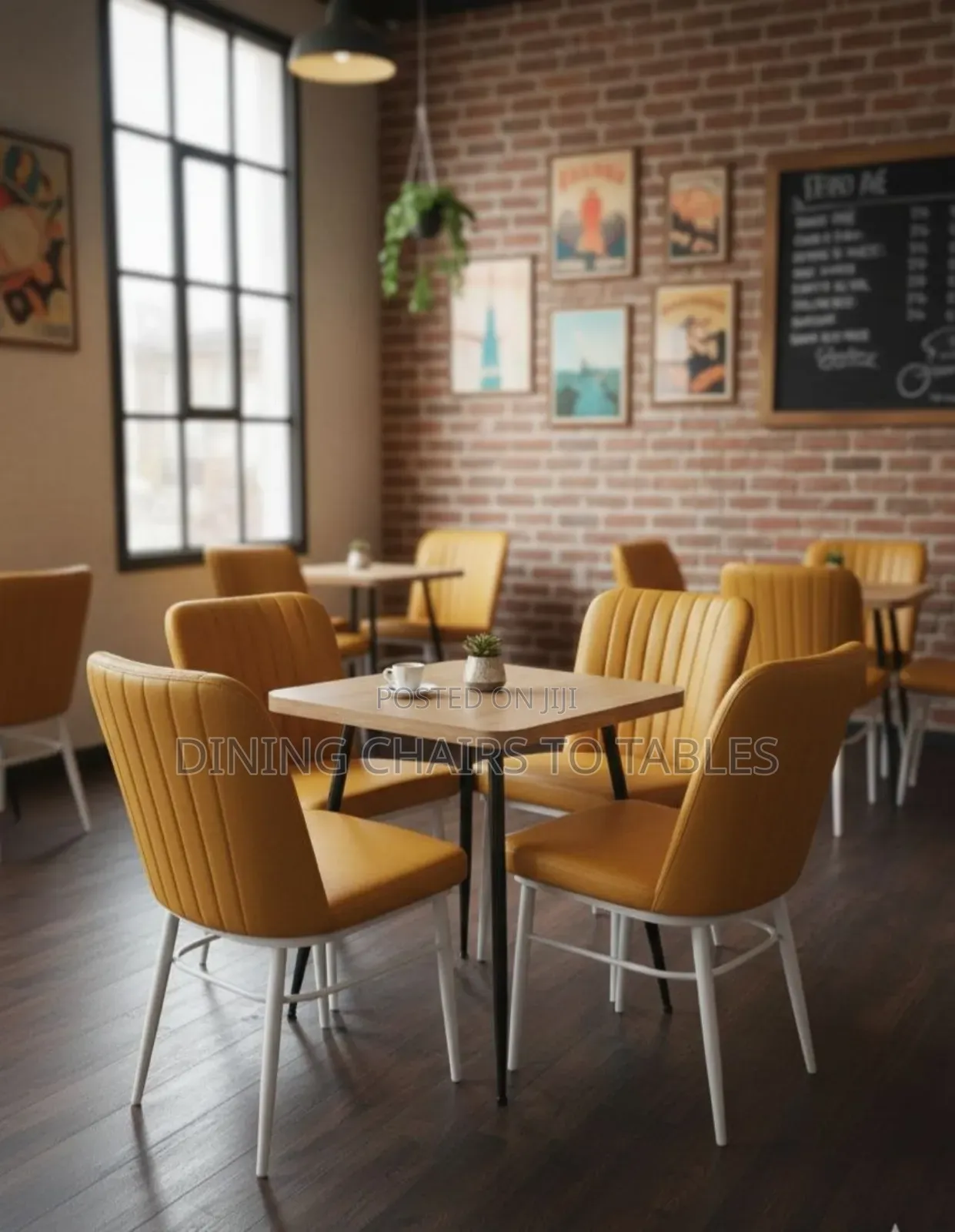 Dining Cafeteria Restaurant Hotel Chairs to Tables