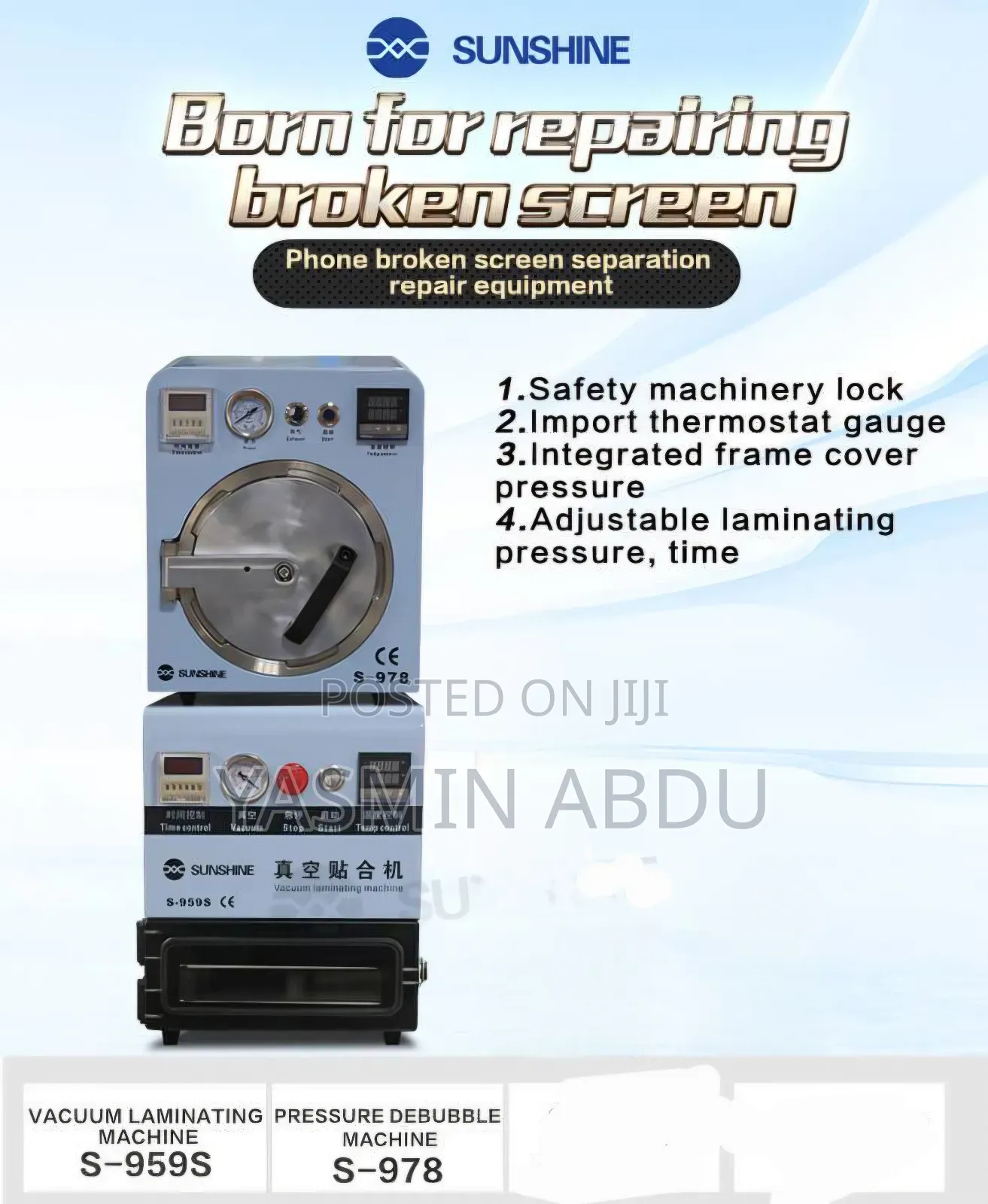 Sunshine Sunshine New S-959s Lcd Repair Machine