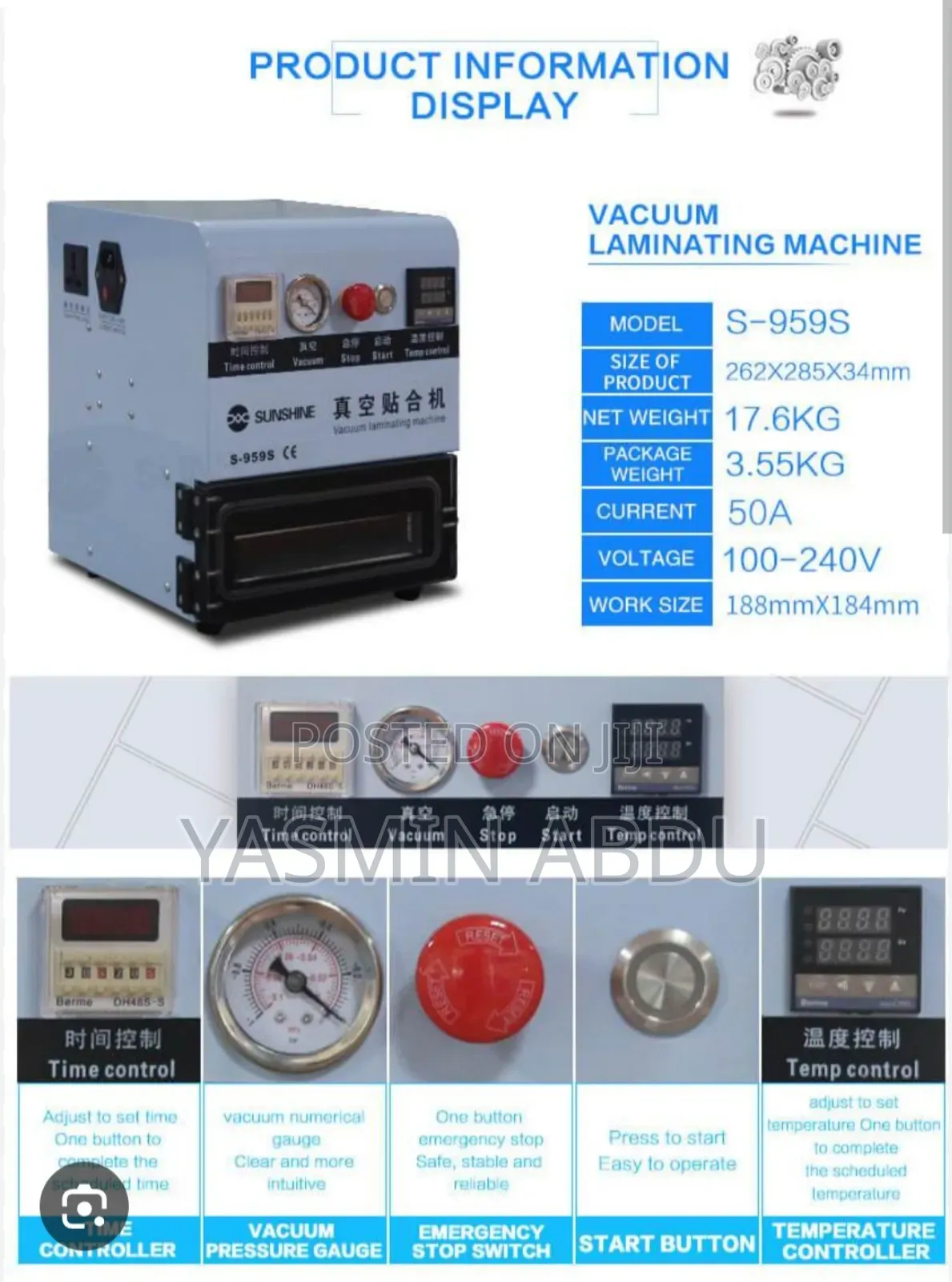 Sunshine Sunshine New S-959s Lcd Repair Machine