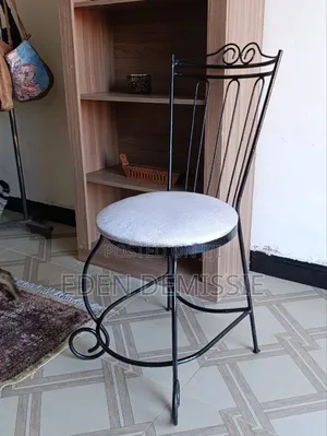 Vintage Bistro Style Wrought Iron Chair