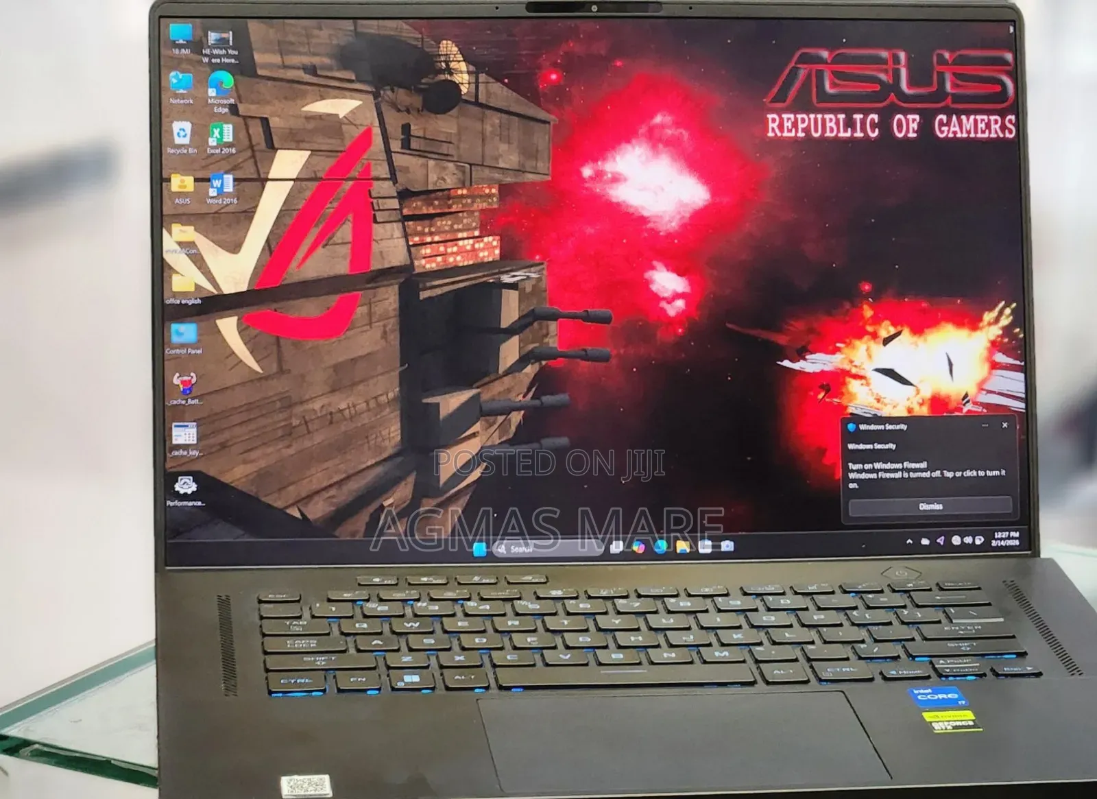 New Laptop Asus ROG Zephyrus G15 16GB Intel Core I7 SSD 512GB